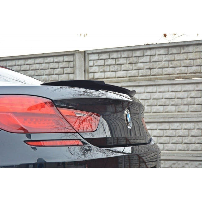 Maxton spoiler cap til BMW 6 Gran Coupé Mpack – blank sort – billede 1 af 5