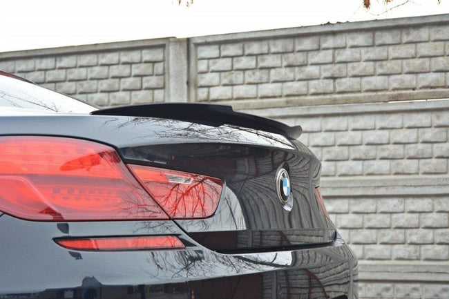 Maxton spoiler cap til BMW 6 Gran Coupé Mpack – blank sort – billede 1 af 5