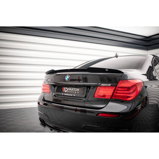 Maxton spoiler cap til BMW 7 M-Pack F01 – blank sort – billede 1 af 5