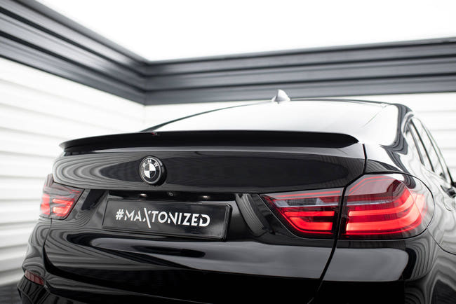 Maxton spoiler cap til BMW X4 M-PACK – blank sort – billede 1 af 5