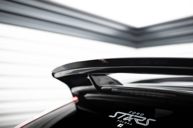 Maxton spoiler cap til Ford Focus RS Mk2 – blank sort – billede 2 af 4