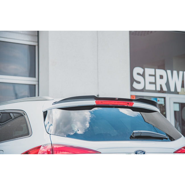 Maxton spoiler cap til Ford Mondeo Estate Mk5 Facelift – blank sort – billede 1 af 6