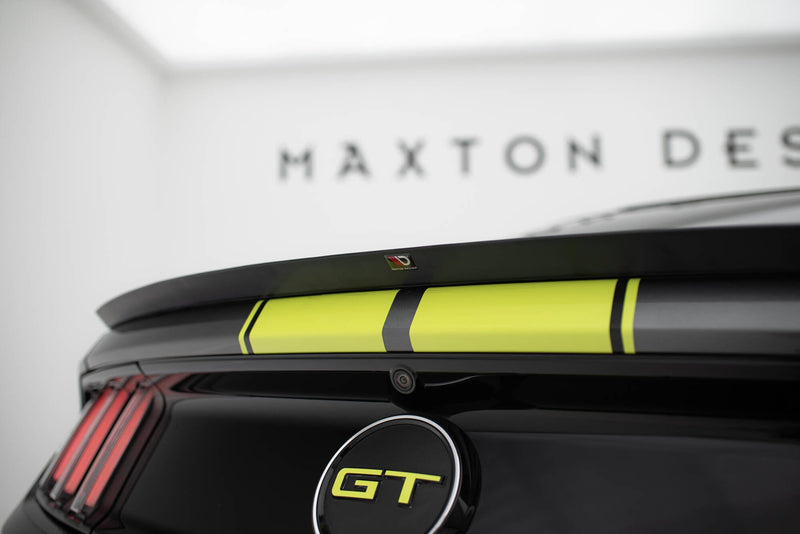 Maxton spoiler cap til Ford Mustang / Mustang GT Mk6 – blank sort – billede 3 af 5