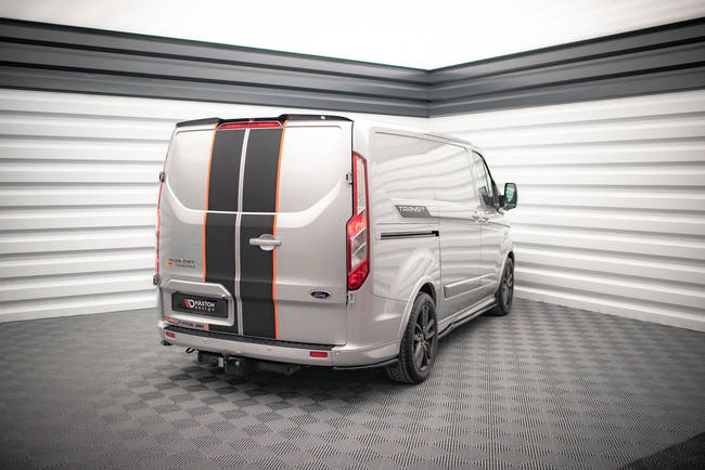 Maxton spoiler cap til Ford Transit Custom Mk1 – blank sort – billede 2 af 8