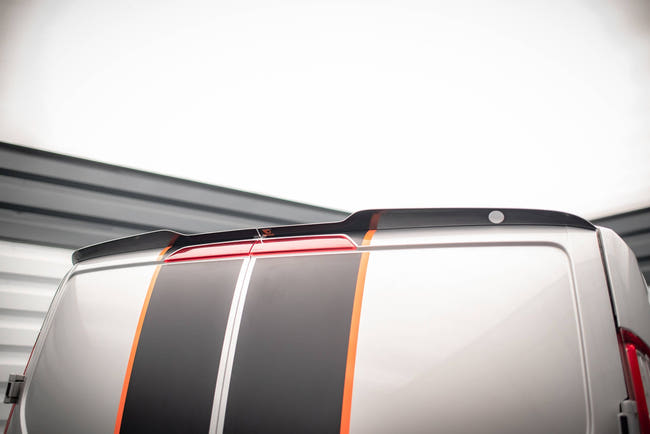 Maxton spoiler cap til Ford Transit Custom Mk1 – blank sort – billede 1 af 8