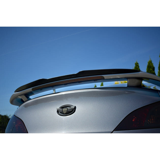 Maxton spoiler til Hyundai Genesis Coupé Mk1 – blank sort – billede 2 af 4