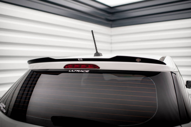 Maxton spoiler cap til Hyundai I20 Mk2 Facelift – blank sort – billede 1 af 5