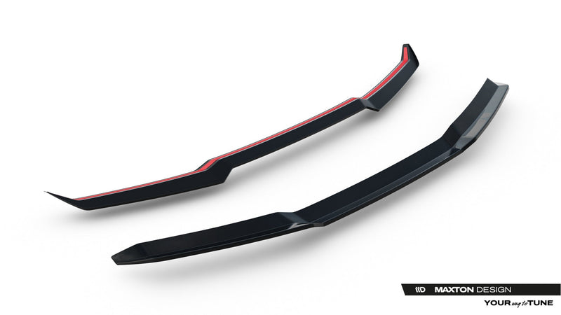 Maxton spoiler cap til Hyundai I20 N Mk3 – blank sort – billede 8 af 8
