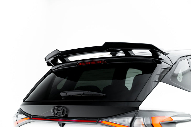 Maxton spoiler cap til Hyundai I20 N Mk3 – blank sort – billede 1 af 8