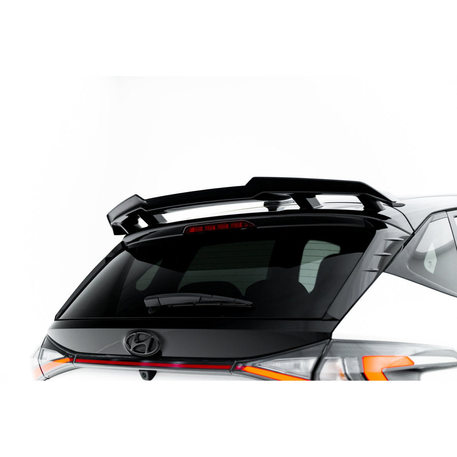 Maxton spoiler cap til Hyundai I20 N Mk3 – blank sort – billede 1 af 8