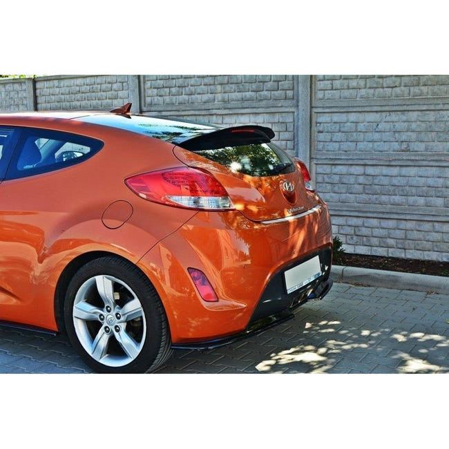 Maxton spoiler cap til Hyundai Veloster – blank sort – billede 2 af 4