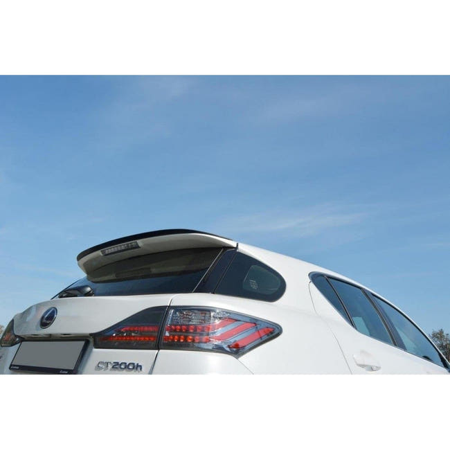 Maxton spoiler cap til Lexus CT Mk1 Facelift – blank sort – billede 2 af 6