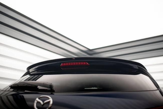 Maxton spoiler cap til Mazda 3 BN (Mk3) – blank sort – billede 1 af 5