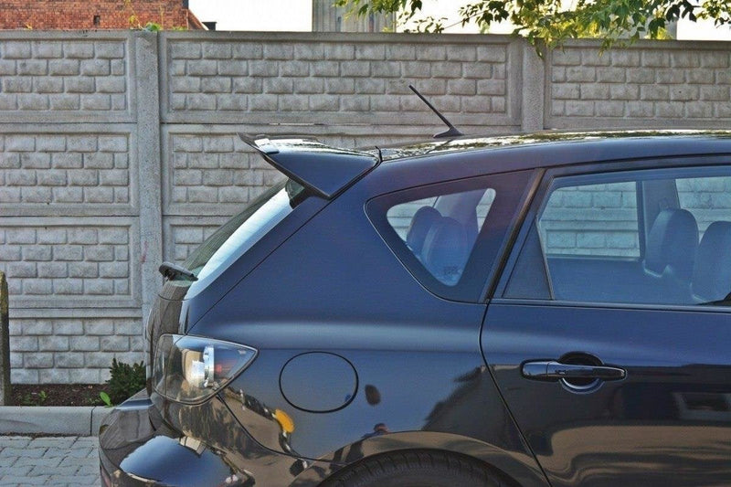 Maxton spoiler cap til Mazda 3 MPS Mk1 – blank sort – billede 4 af 5