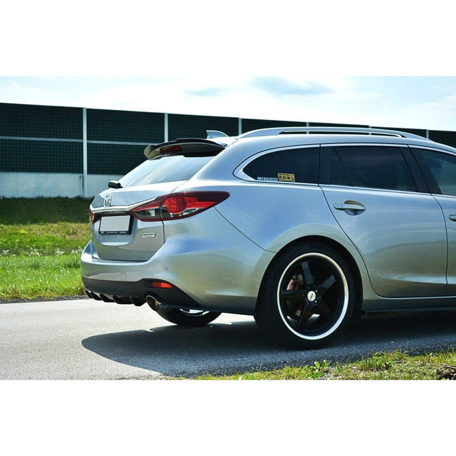 Maxton spoiler cap til Mazda 6 GJ (Mk3) Wagon – blank sort – billede 2 af 6
