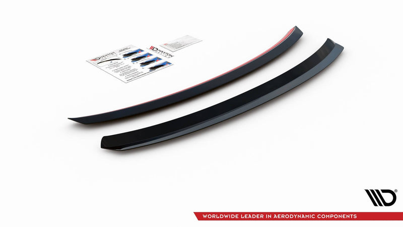 Maxton spoiler cap til Mazda CX-3 – blank sort – billede 3 af 4