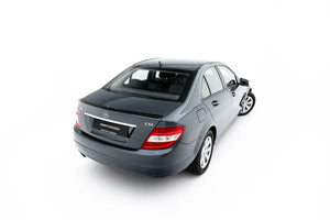 Maxton spoiler cap til Mercedes-Benz C Sedan Standard / AMG-Line W204 / W204 Facelift – blank sort – billede 1 af 5