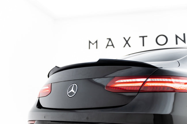Maxton spoiler cap til Mercedes-Benz E-Class W213 Coupe (C238) AMG-Line / 53 AMG – blank sort – billede 1 af 6