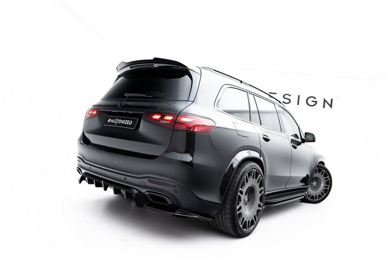 Maxton spoiler cap til Mercedes-Benz GLS AMG-Line X167 Facelift – blank sort – billede 3 af 6