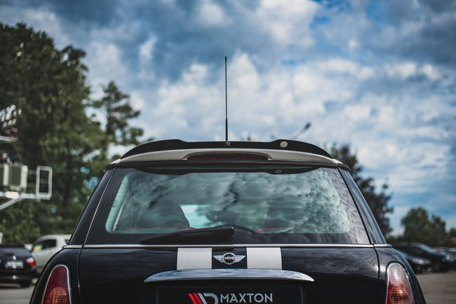 Maxton spoiler cap til Mini Cooper / One R50 – blank sort – billede 2 af 5