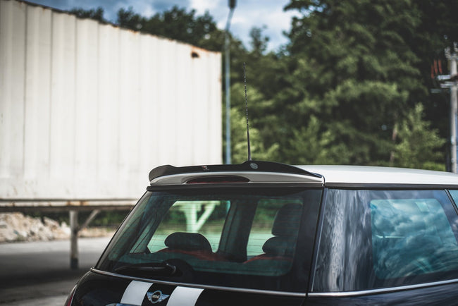 Maxton spoiler cap til Mini Cooper / One R50 – blank sort – billede 1 af 5