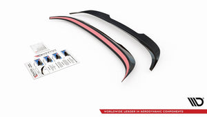 Maxton spoiler cap til Mitsubishi Lancer Sportback Mk8 – blank sort – billede 4 af 4