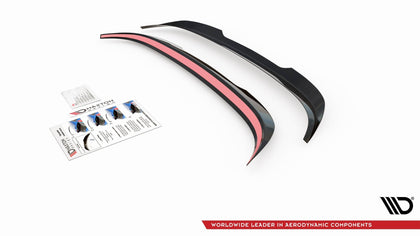 Maxton spoiler cap til Mitsubishi Lancer Sportback Mk8 – blank sort – billede 4 af 4