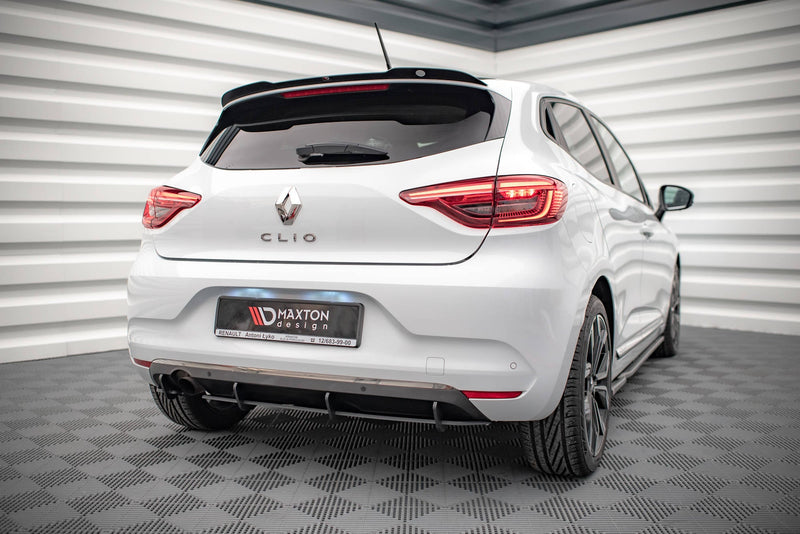 Maxton spoiler cap til Renault Clio Mk5 – blank sort – billede 2 af 9
