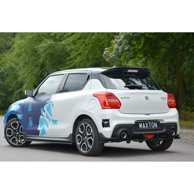 Maxton spoiler til Suzuki Swift Mk6 Sport – blank sort – billede 2 af 5