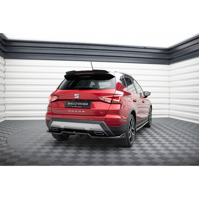 Maxton spoiler cap til Seat Arona FR Mk1 – blank sort – billede 2 af 9