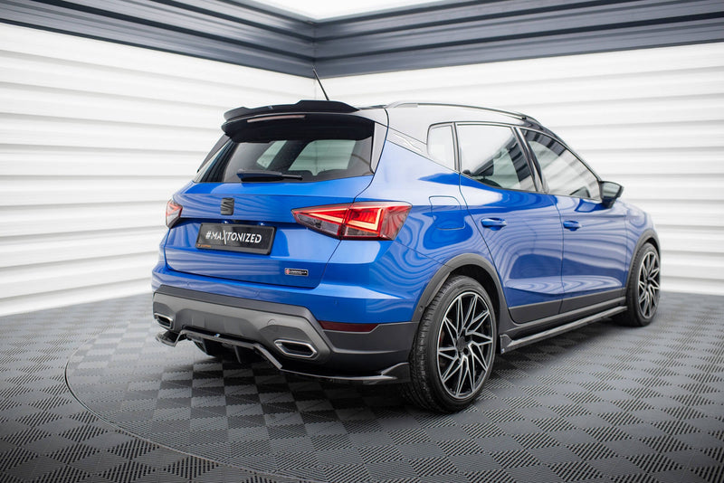 Maxton spoiler cap til Seat Arona FR Mk1 – blank sort – billede 3 af 9