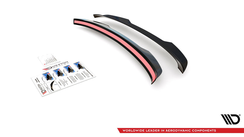 Maxton spoiler cap til Seat Exeo ST – blank sort – billede 4 af 5