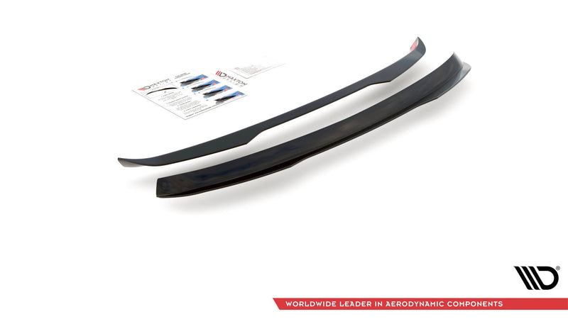 Maxton spoiler cap til Seat Exeo ST – blank sort – billede 5 af 5