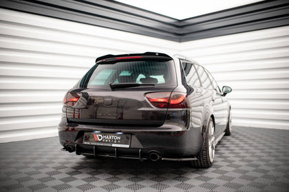 Maxton spoiler cap til Seat Exeo ST – blank sort – billede 2 af 5