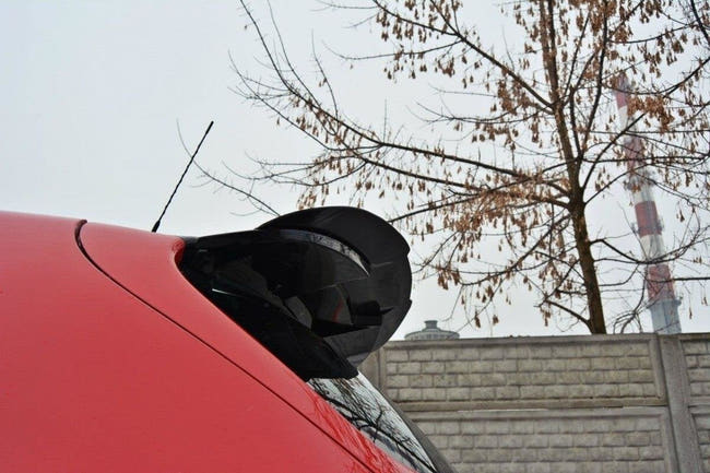 Maxton spoiler cap til Seat Leon MS Design Mk2 – blank sort – billede 1 af 4