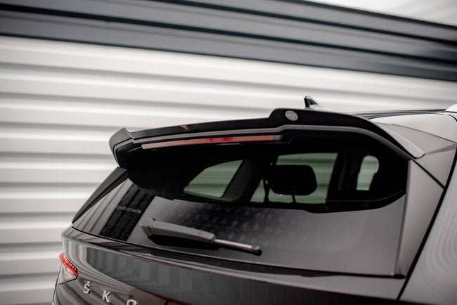 Maxton spoiler cap til Skoda Enyaq iV – blank sort – billede 1 af 5