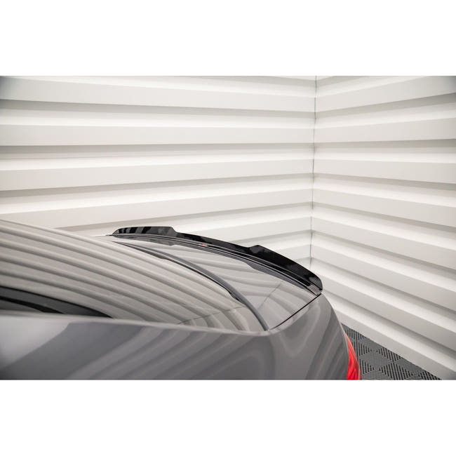 Maxton spoiler cap til Skoda Octavia Liftback Mk3 Facelift – blank sort – billede 1 af 4