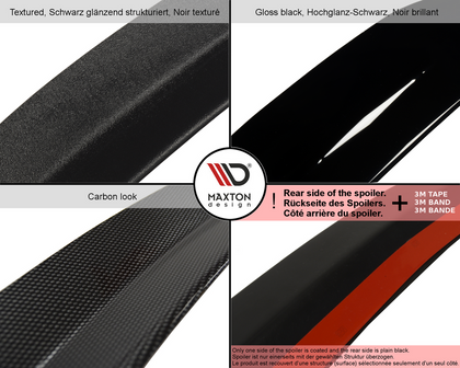 Maxton spoiler til Toyota C-HR – blank sort – billede 5 af 5