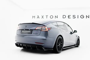 Maxton spoiler til Tesla Model 3 – blank sort – billede 2 af 5