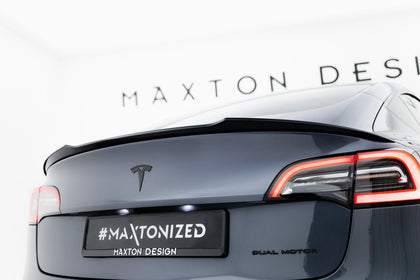 Maxton spoiler til Tesla Model 3 – blank sort – billede 1 af 5