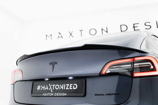 Maxton spoiler til Tesla Model 3 – blank sort – billede 1 af 5
