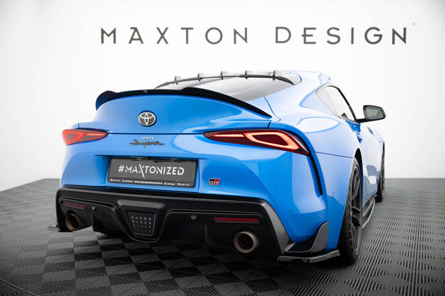 Maxton spoiler til Toyota Supra Mk5 – blank sort – billede 2 af 5