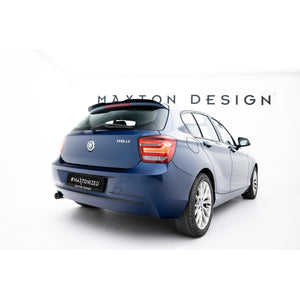 Maxton spoiler cap til BMW 1 M-Pack / M140i / Standard F20 – blank sort – billede 2 af 5