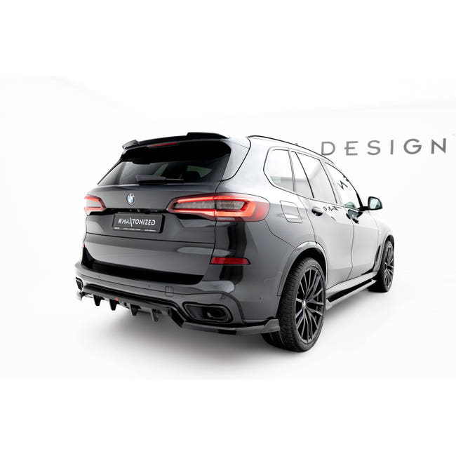Maxton spoiler til V.1 BMW X5 G05 M-Pack – blank sort – billede 2 af 6