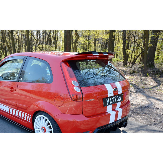 Maxton spoiler cap til Ford Fiesta ST Mk6 – blank sort – billede 2 af 5