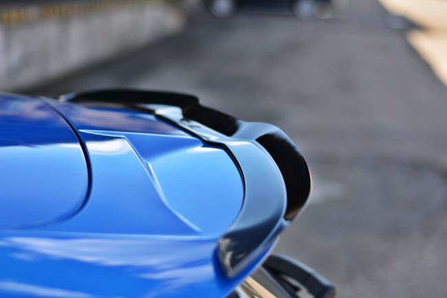 Maxton spoiler cap til Ford Focus Hatchback ST-Line Mk4 – blank sort – billede 2 af 8