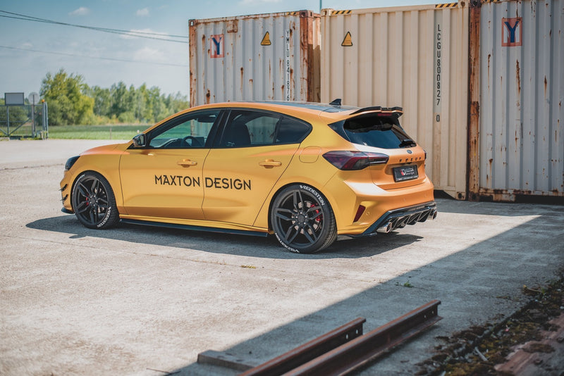 Maxton spoiler cap til Ford Focus Hatchback ST Mk4 – blank sort – billede 4 af 10