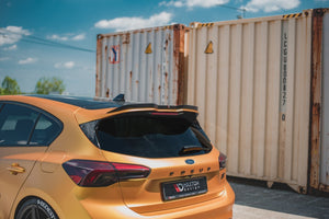Maxton spoiler cap til Ford Focus Hatchback ST Mk4 – blank sort – billede 5 af 10
