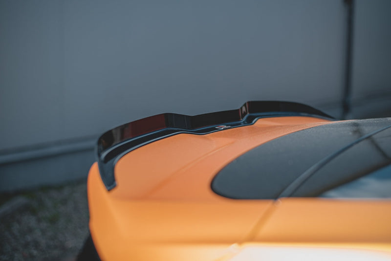 Maxton spoiler cap til Ford Focus Hatchback ST Mk4 – blank sort – billede 6 af 10