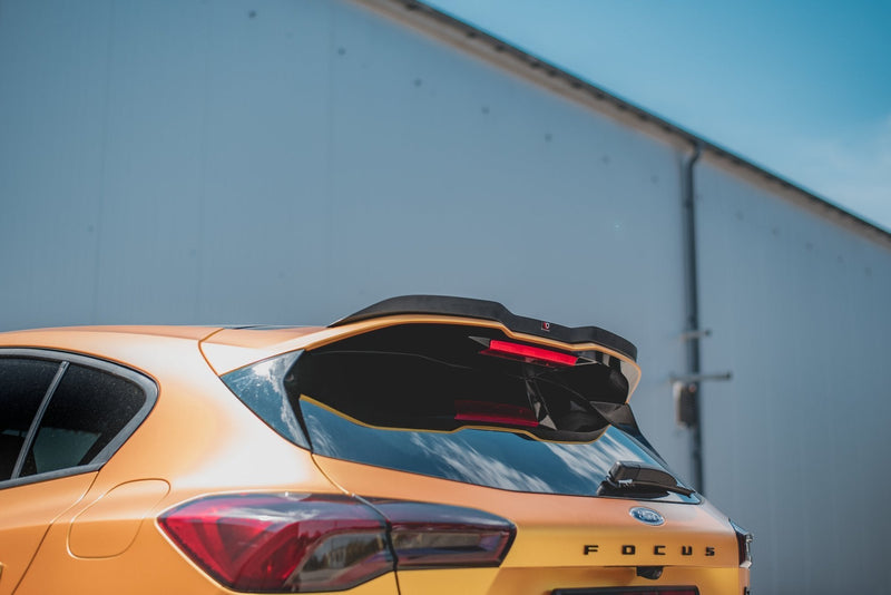 Maxton spoiler cap til Ford Focus Hatchback ST Mk4 – blank sort – billede 8 af 10